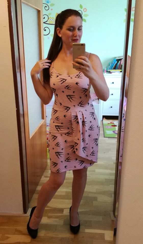 Střih dámské šaty Anita vel: XXS-XXXL (85)