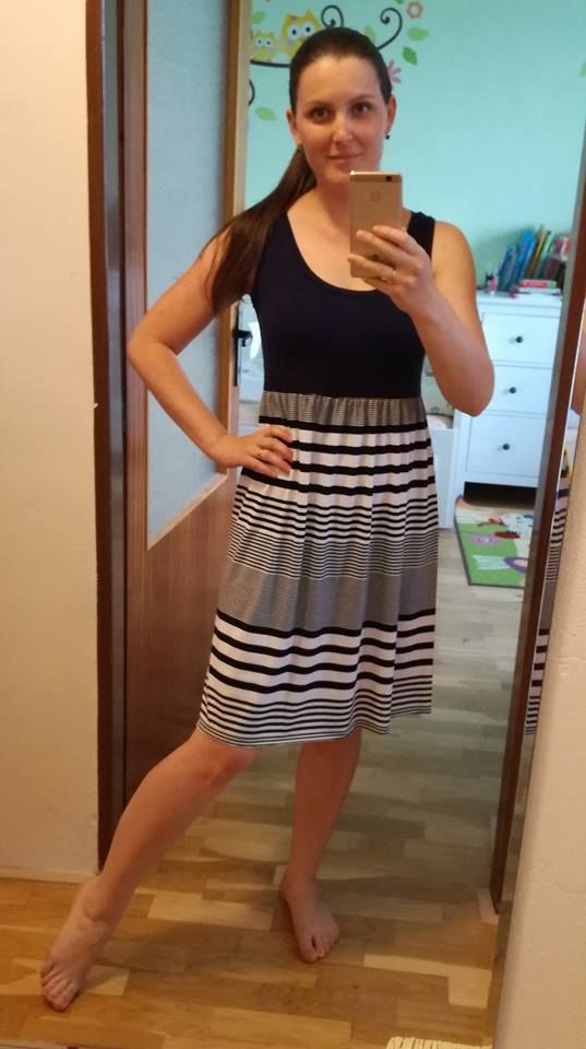 Střih dámské šaty Mariana vel.- XXS-XXXL (86)