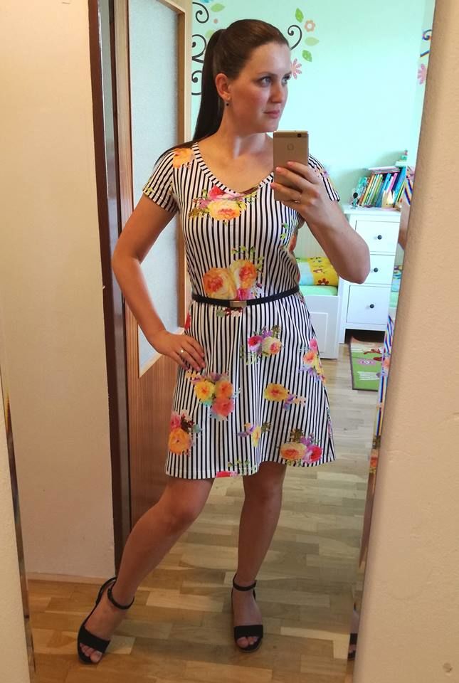 Střih Dámské šaty Venézia vel.- XXS-XXXL (92)