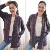 Střih dámský kabátek Simple coat vel.XXS-XXXL (117)