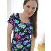 Střih dámské šaty/tričko Caroline creativ vel.XXS-XXXL (126)