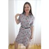 Tištěný střih dámské košilové šaty/košile vel. 32-52