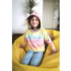 Střih na dětskou mikinu Rainbow vel.140-170 (175)