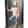 Střih na dětskou mikinu Rainbow vel.140-170 (175)
