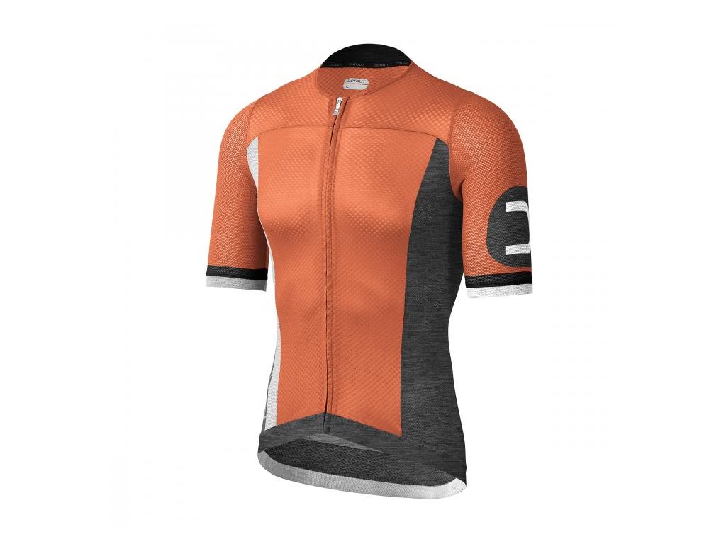 Cyklistický dres Dotout Aero-Light Jersey - Fluo Orange