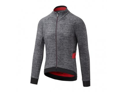 Cyklistická bunda Dotout Le Maillot Jacket - melange grey/red