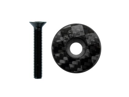 Karbonové víčko představce Unleazhed unloose CF01-carved chessboard