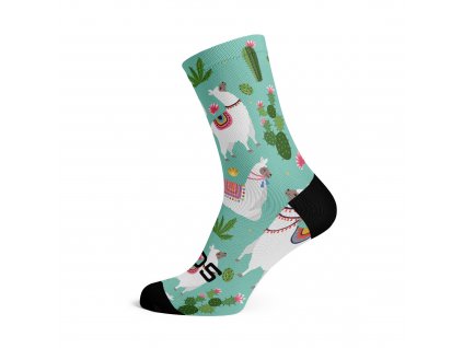 Cyklistické ponožky SOX Llama Socks