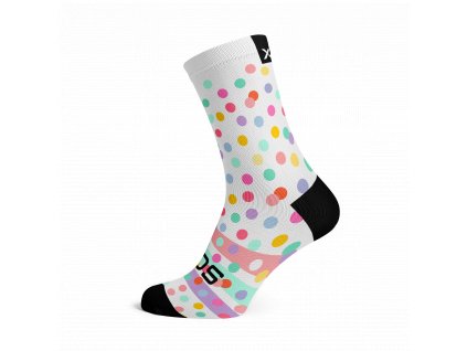 Dětské cyklistické ponožky SOX Dots Kids Socks Small
