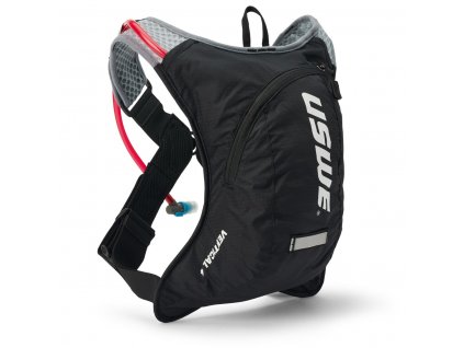 Multisportovní batoh s pitným vakem USWE Vertical 4 plus - carbon black