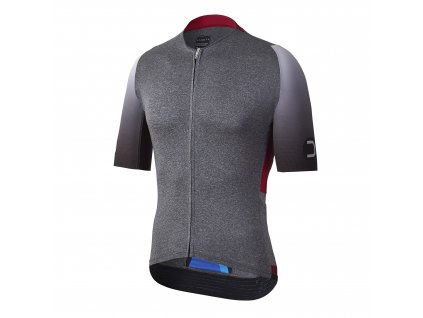 Cyklistický dres Dotout Vertical Jersey - Melange Light Grey