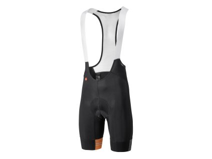 Cyklistické kalhoty Dotout Team Bib Short - Black/Fluo Orange