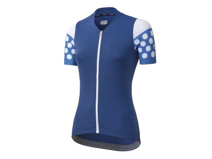 Dámský cyklistický dres Dotout Touch W Jersey - Melange Blue