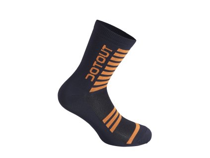 Ponožky Dotout Stripe Socks Deep Blue/Fluo Orange A20x120-71f