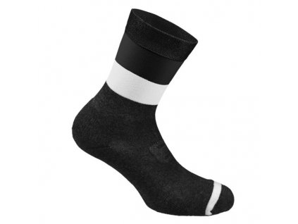 Cyklistické ponožky Dotout Ergo Sock - black-white