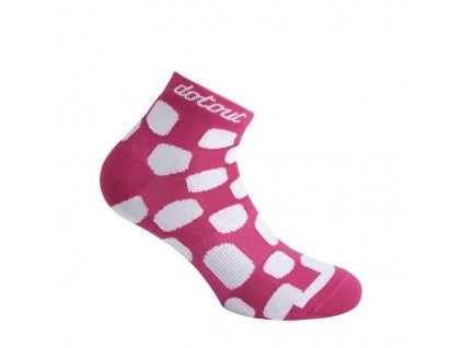 DOTOUT dámské ponožky Dots W Sock fuchsia-white