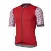 Cyklistický dres Dotout Check Jersey-red