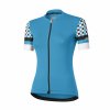 Dámský cyklistický dres Dotout Square W Jersey-turquoise
