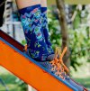 Dětské cyklistické ponožky SOX Robots Kids Socks