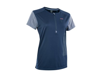 ION dres Half Zip SS Traze Vent Wms 2021 - INDIGO DAWN