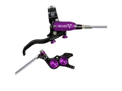 brzda hope tech 4 evo gr4 opletena hadicka cerna fialova