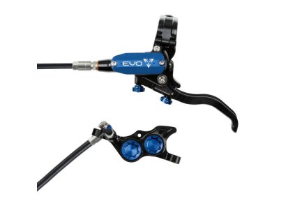 brzda hope tech 4 evo tr4 kevlarova hadicka cerna modra