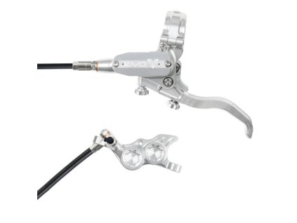 brzda hope tech 4 evo tr4 kevlarova hadicka stribrna stribrna