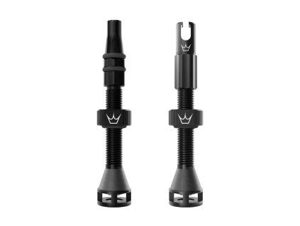 PEATY'S bezdušové ventilky HOLESHOT FAST FLOW 42MM BLACK