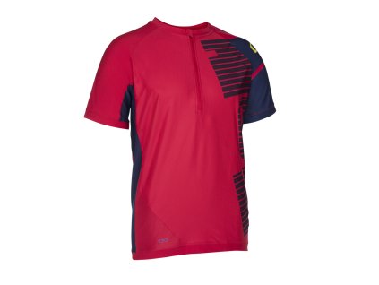 47602 5053 ION Tee Half Zip SS HELIO red f