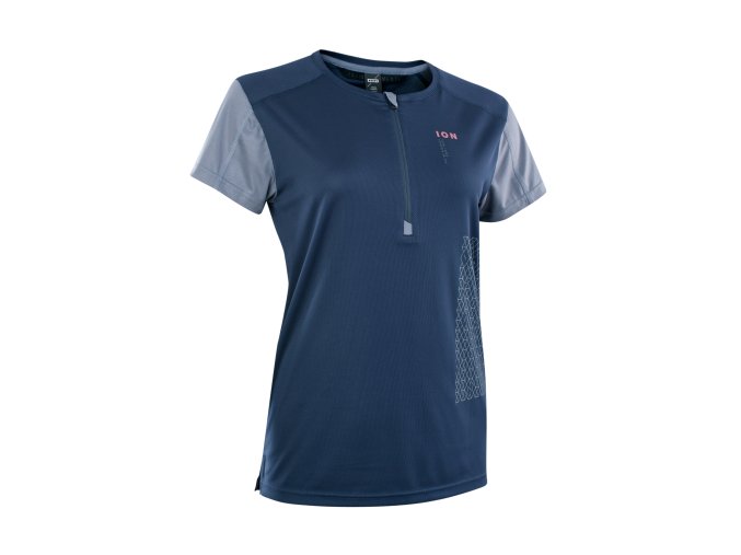 ION dres Half Zip SS Traze Vent Wms 2021 - INDIGO DAWN
