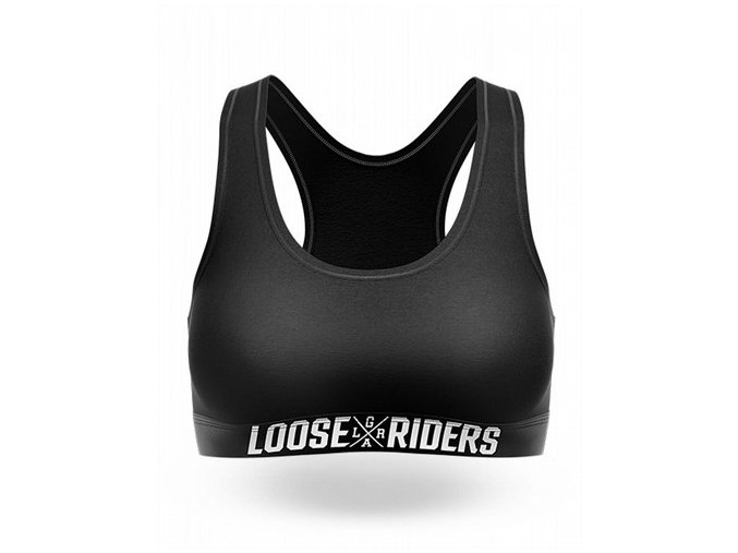 LOOSE RIDERS sportovní podprsenka Black