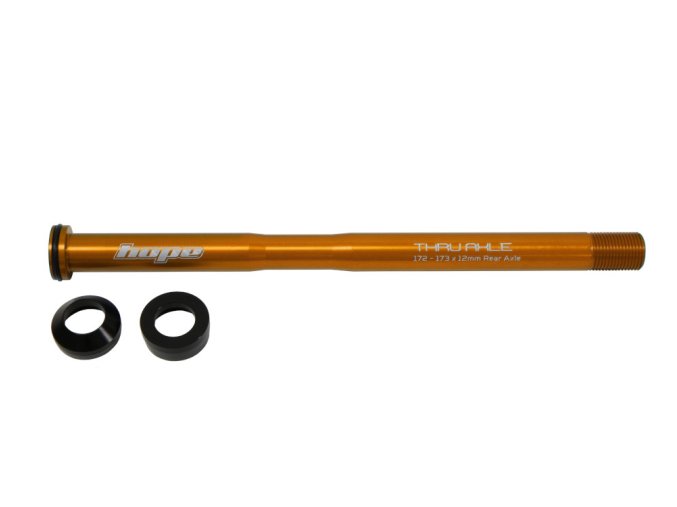 hope steckachse 12x148 mm boost fuer sram udh m12 x 1 172 173 mm orange