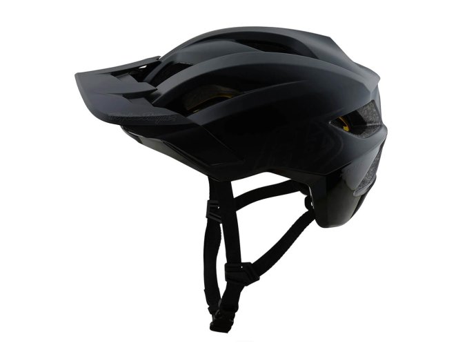 0864107 troy lee designs youth flowline helmet point black charcoal uni 1000