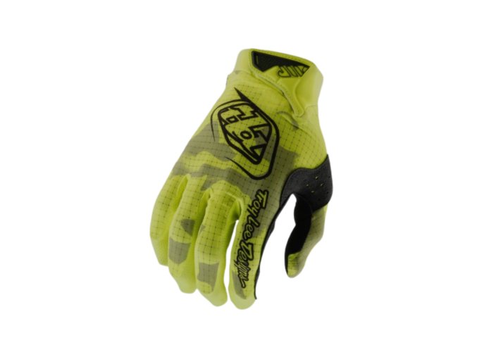 TLD dětské rukavice AIR BLOTTED - flo yellow