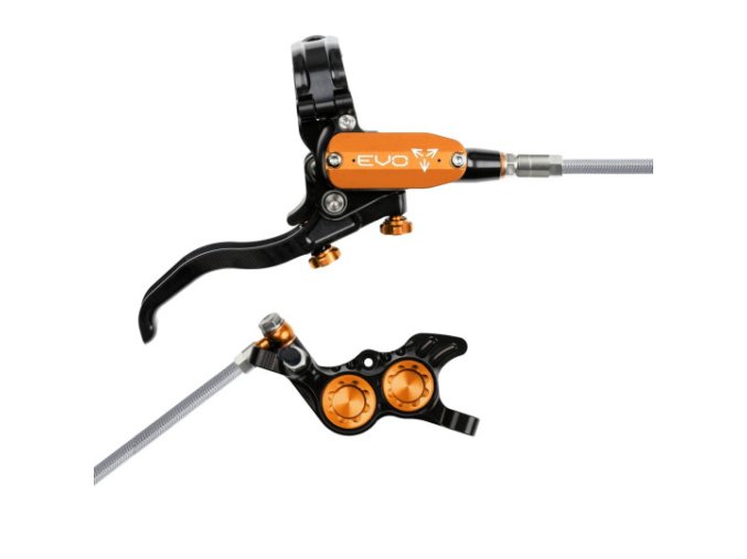 brzda hope tech 4 evo gr4 opletena hadicka cerna oranzova