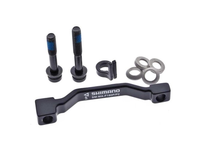 shimano front pin adapter post 180mm