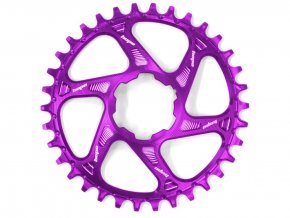 hope chainring direct mount spiderless retainer ring narrow wide 1 speed purple