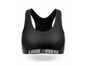 LOOSE RIDERS sportovní podprsenka Black