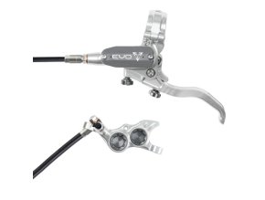 brzda hope tech 4 evo tr4 kevlarova hadicka stribrna seda