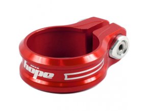 Hope Single Bolt Seat Post Clamp Seat Post Clamps Red NotSet SCRB30 0