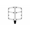 DEITY FLATTRAK PEDAL SILVER ONWHITE