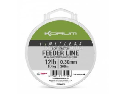 KORUM LIMITLESS LOW STRETCH FEEDER LINE 0.30MM 300M