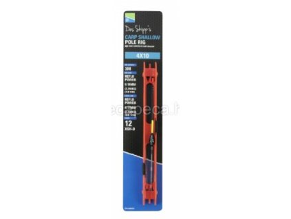 PRESTON CARP SHALLOW POLE RIG 4X14