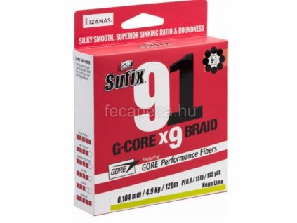 SUFIX 91 G CORE CHARTREUSE 0.165MM 150M