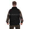 FOX LW BLACK/CAMO QTR ZIP S