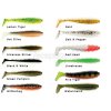FOX RAGE SPIKEY SHAD 6CM UV FIRETIGER