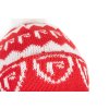FOX RAGE RED & WHITE BOBBLE HAT