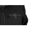 FOX COLLECTION SOFT SHELL JACKET BLACK & ORANGE  L