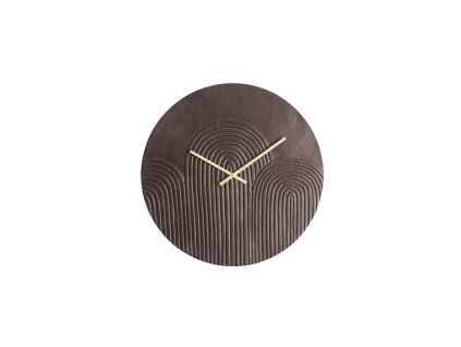 Hodiny Ø58 cm GWENNA hnedé