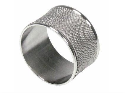 Obruče na servítky strieborné, set 6ks